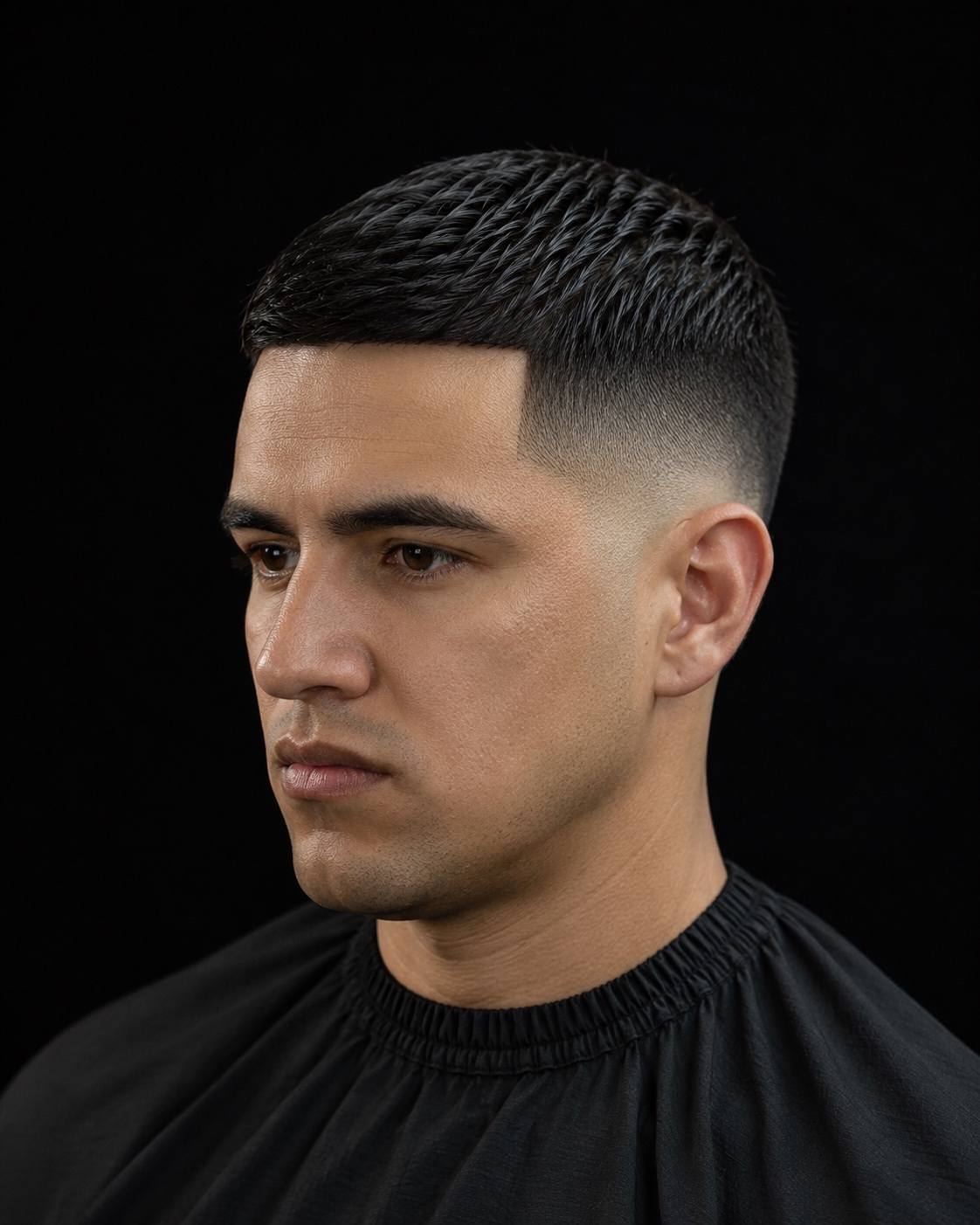 Illustrative clean fade haircut style reference